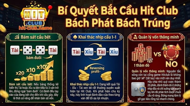 Bảng thống kê lịch sử phiên và cách soi cầu tài xỉu tại Hitclub cực chuẩn