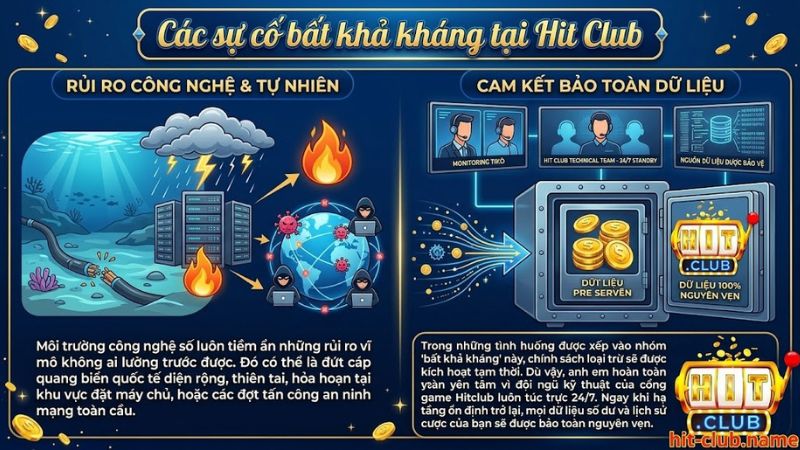 Xử lý các sự cố mạng bất khả kháng khi cá cược tại Hitclub